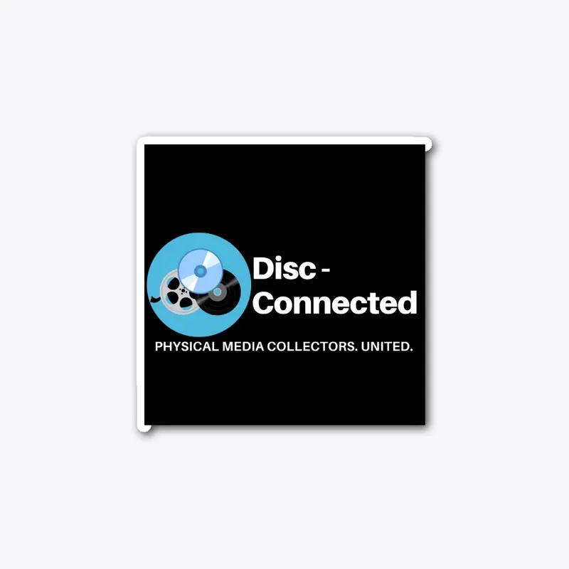 Disc Connected 2.0 Die Cut Sticker